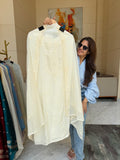 Mul Cotton suit fabric - White